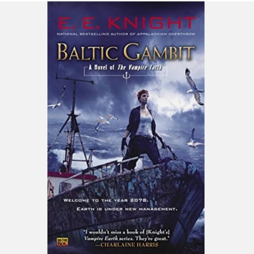 5/$15 Book Baltic Gambit Knight Vampire Earth 11 HCDJ Horror Fantasy Vampires